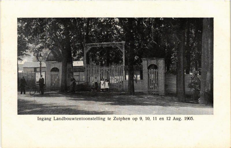 CPA AK ZUTPHEN Ingang Lndbouwtentoonstelling NETHERLANDS (604641)