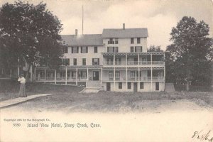 Stony Creek Connecticut Island View Hotel Vintage Postcard AA34125