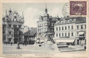 BT2461 Tetschen a d Elbe markplatz mit brunnen    czech republic