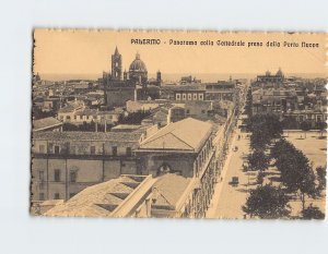 M-122720 Panorama colla Cattedrale preso dalla Porta Nuova Palermo Italy