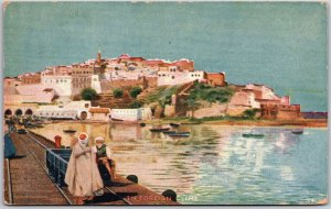 1910's In Foreign Clime Tangier Port Du Grand Soko Morocco Posted Postcard