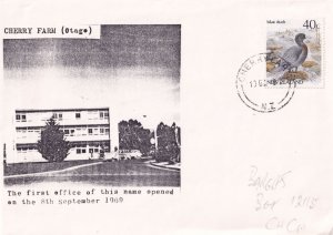 Cherry Farm Otago New Zealand Hospital 2x Postmark