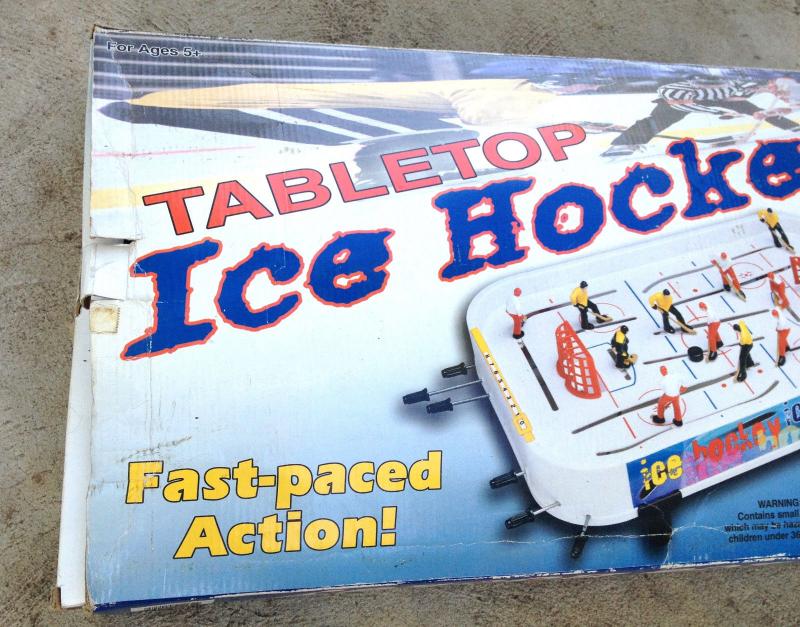 Vintage Table Top Ice Hockey Plastic/Metal Game # IH665 MADE USA Toy Feldstein 