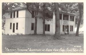 Cedar Falls Iowa Pioneer Memorial dorm River View Park real photo pc Z16982