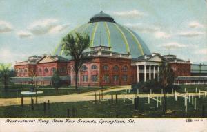 Springfield Illinois IL ~ Horticulture Building ~ State Fair Grounds Postcard