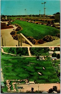B & N Golf Course, Mini Golf, Boston Road Springfield MA Vintage Postcard I28