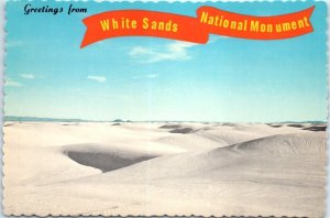 M-104784 Greetings from White Sands National Monument New Mexico USA