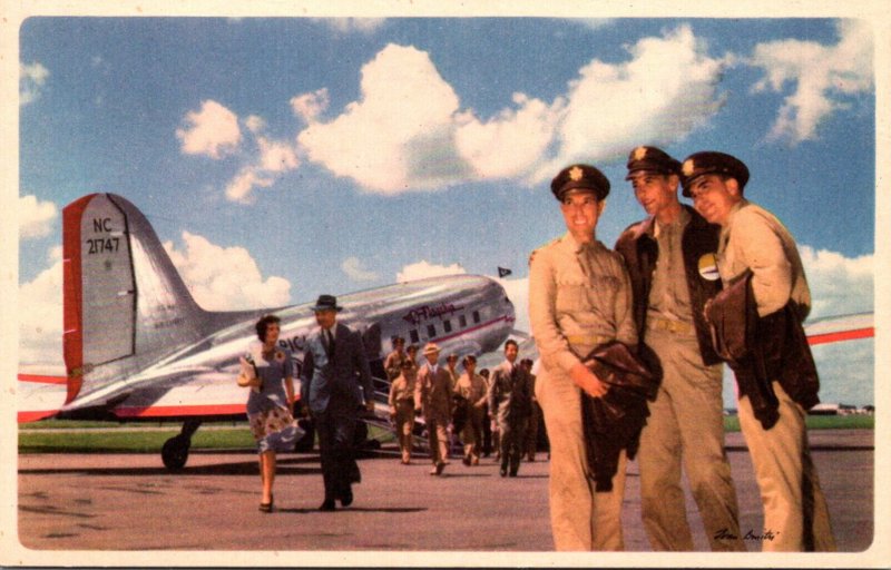 Airplanes American Airlines Flagship With Flight Crew