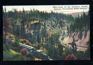 Sacramento, California/CA Postcard, Loop Of The Southern Pacific Railway/RR