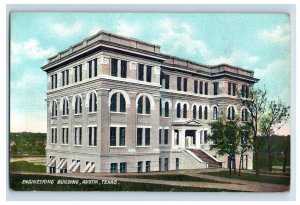 C. 1905 Engineering Building Austin Texas Early Postcard F132