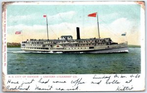 Postcard - S. S. City Of Bangor - Eastern Steamship Co.