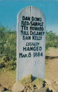 Typical Burial Place In Boothill Graveyard Tombstyone Arizona