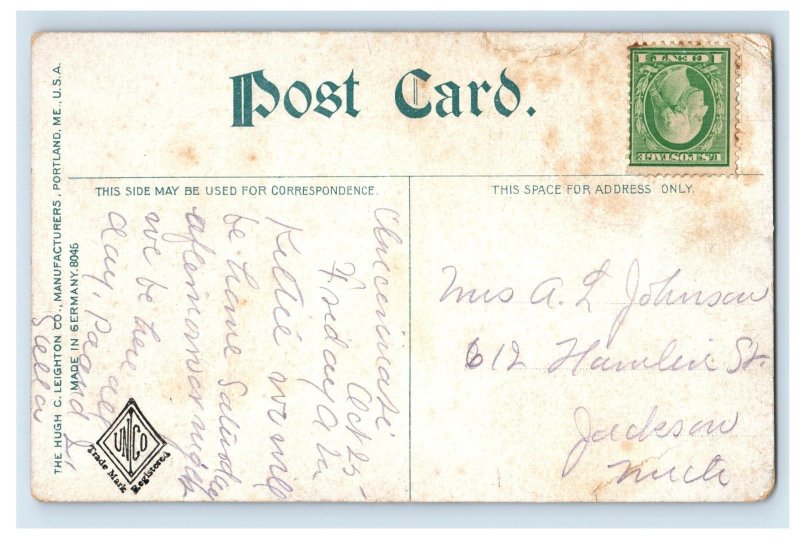 C. 1910 Walnut Street Cincinnati Ohio Postcard P191E