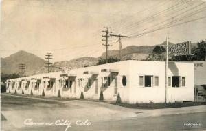 1950s Parkview Court Deco Motel Canon City Colorado RPPC Real Photo 11031