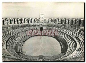 Postcard Modern Arles Les Arenes Inside view