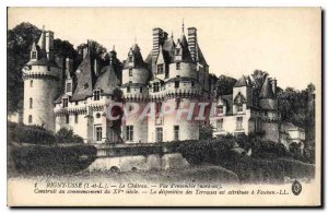 Postcard Old Rigny Usse Chateau is North Overview