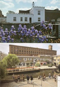 Camden Lock Hampstead Road Lockhouse 2x London Postcard s