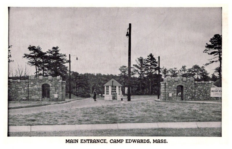 Massachusetts  Camp Edwards Main Entrance