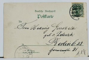 Erinnerung an Leipzig 1902 Multi View Litho Germany Postcard I4