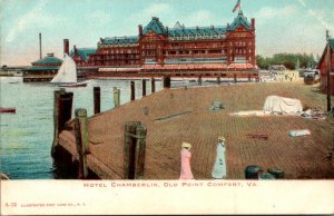 Virginia Old Point Comfort Chamberlin Hotel and Wharf