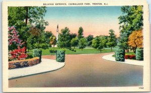 M-30208 Bellevue Entrance Cadwalader Park Trenton New Jersey