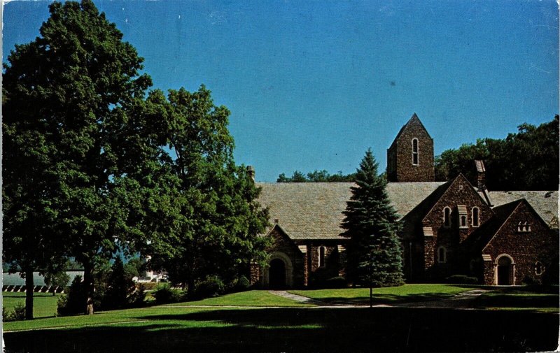 Kent School Boys Chapel Bell Tower Hockey Rink Valley Postcard VTG UNP Vintage 