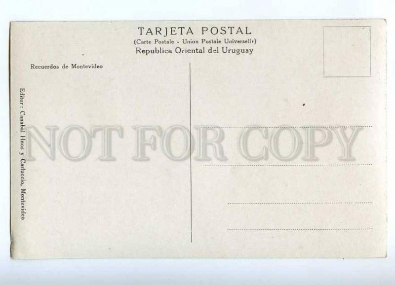 192189 Uruguay MONTOVIDEO Vintage photo postcard