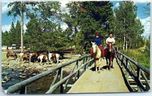 M-42553 Horseback Riding in the Grand Teton National Park Wyoming