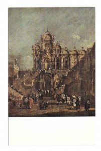 Campo San Zanipolo Painting Artist Guardi National Gallery of Art DC Postcard