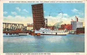 Walnut Street Bridge Largest Single Lift Bascule Bridge - Green Bay, Wisconsi...