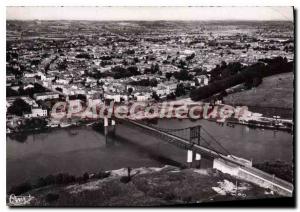 Postcard Modern Marmande Panoramic View Aerienne