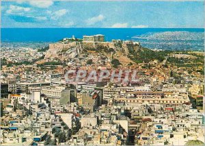 Postcard Modern Athens Partial View of Athens