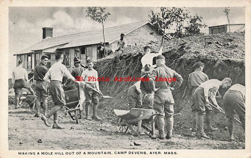 MA, Ayer, Massachusetts, Camp Devens, Making A Mole Hill Out Of A Mountain