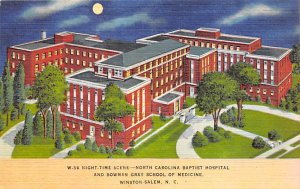 Night-Time Scene - North Caroline Baptist Hospital Bowman Gray School of Medi...