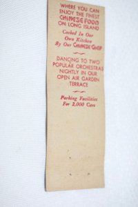 Roadside Rest Miami Beach Florida 20 Front Strike Matchbook Cover