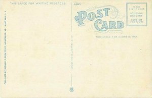 Montpelier, Vermont High School MHS Postcard Old View