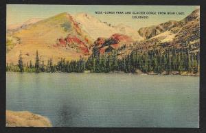 Longs Peak & Glacier Gorge Bear Lake Colorado Unused c1930s