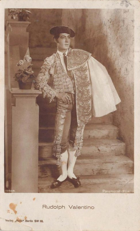 RPPC ACTOR RUDOLPH VALENTINO 1090/4 TALLINN ESTONIA PHOTO POSTCARD 1933