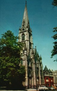 Nova Scotia Canada, St. Mary's Basilica Spring Garden Road Halifax, Postcard