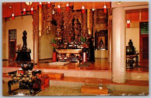 Vtg Honolulu HI Soto Mission of Hawaii Zen Buddhist Temple Postcard