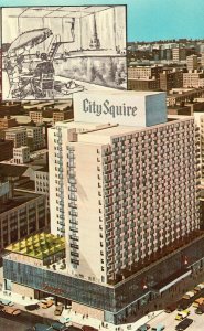 City Squire Motor Inn - New York City - Vintage Postcard