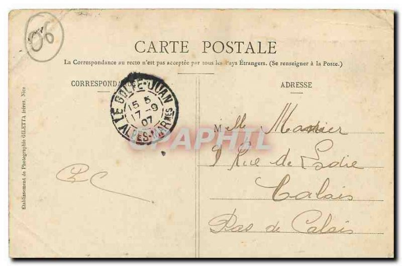 Old postcard Collection Artistic Monaco Principality The General view The Rock