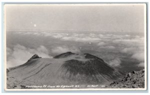 New Zealand Postcard Fanthams from Mt. Egmont c1930s Vintage Unposted RPPC Photo
