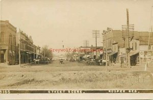 NE, Hooper, Nebraska, Street Scene, Olson Photograph No. 3165, RPPC