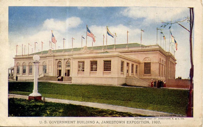 VA - Jamestown. Jamestown Exposition, 1907. U. S. Government Building