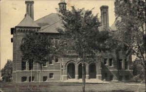 Panora IA Guthrie County High School c1910 Postcard