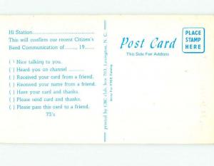 fishing - QSL CB HAM RADIO CARD St. Saint Charles Missouri MO t9987