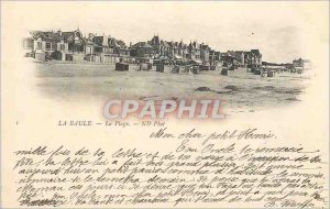Old Postcard La Baule The Beach (1900 card)