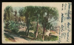 Elysian Park, Los Angeles, CA. 1906 undivided back Edward H. Mitchell postcard