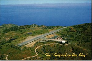 Airport In The Sky Catalina Island California Continental Postcard CF4